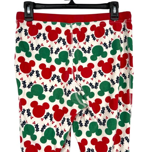 Hanna Anderson Disney Mickey Holly Christmas Organic Cotton Pajama Set - Picture 8 of 16